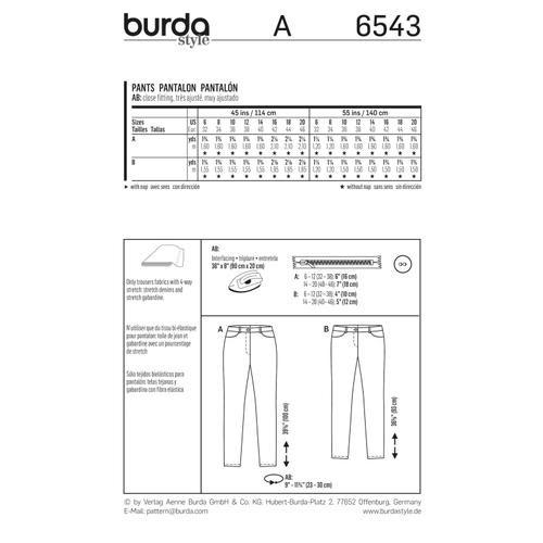 New pants! Burda 6543 (mod. A) More info in comments : r/sewing